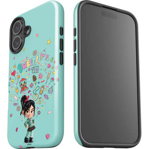 Disney Wreck-it Ralph Vanellope Sugar Icons iPhone 16 Plus Impact Case